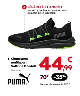 Sport 2000 PUMA Chaussures multisport Softride One4all offre