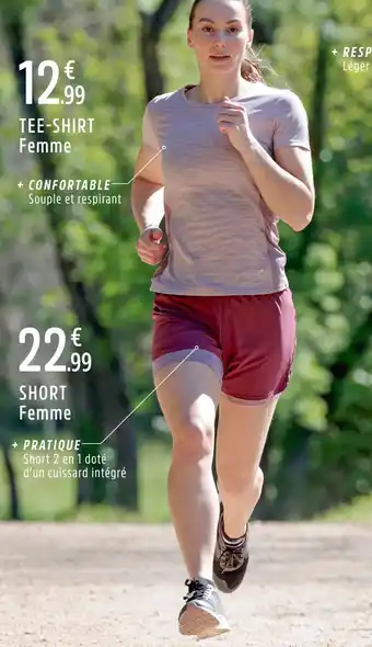 Intersport Tee-shirt femme offre