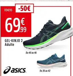 Intersport ASICS GEL-KINJO 2 Adulte offre