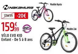 Intersport NAKAMURA Vélo evo kid offre
