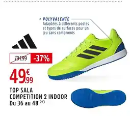 Intersport Adidas Top Sala competition 2 Indoor offre