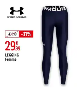 Intersport UNDER ARMOUR Legging Femme offre
