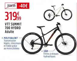 Intersport Nakamura VTT Summit 700 Hydro Adulte offre