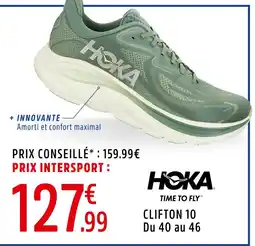 Intersport HOKA CLIFTON 10 offre