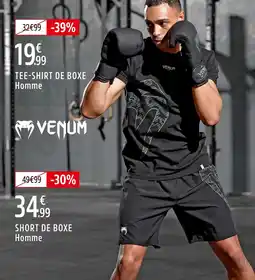 Intersport VENUM Tee-shirt de boxe Homme offre