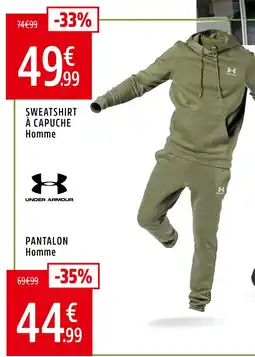 Intersport Under Armour Sweatshirt à capuche Homme offre