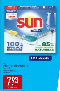 ALDI Sun Tablette lave-vaisselle offre