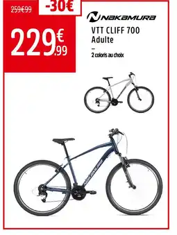 Intersport NAKAMURA VTT CLIFF 700 Adulte offre