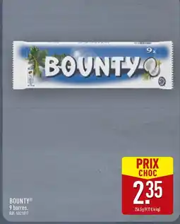 ALDI BOUNTY 9 barres offre