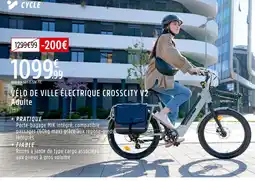 Intersport Vélo de ville électrique crosscity v2 offre