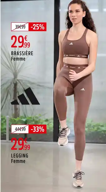 Intersport ADIDAS Brassière femme offre