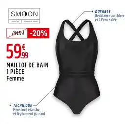 Intersport SMOON Maillot de bain 1 pièce Femme offre