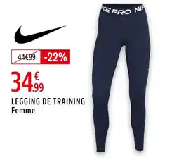 Intersport Nike Legging de training Femme offre
