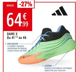Intersport Adidas Dame X offre
