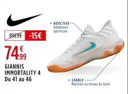 Intersport Nike GIANNIS IMMORTALITY 4 offre