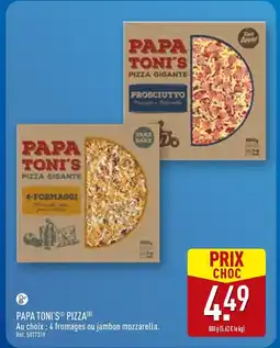 ALDI PAPA TONI'S Pizza gigante offre