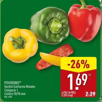 ALDI Poivrons offre