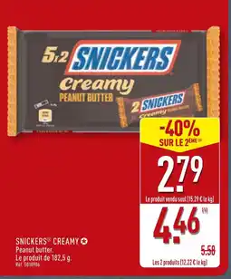 ALDI SNICKERS Snickers Creamy offre