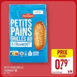 ALDI MANNAPAIN Petit pain grillé froment offre