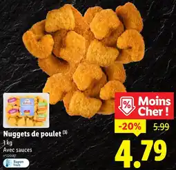 Lidl LE GAULOIS Nuggets de poulet offre