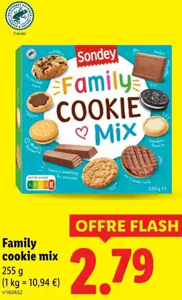 Lidl SONDEY Family cookie mix offre