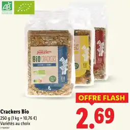 Lidl Maître Jean Pierre Crackers Bio offre