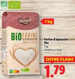 Lidl Navarre Farine d'épeautre Bio offre