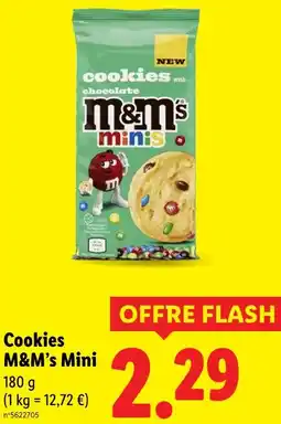 Lidl M&M's Cookies Mini offre