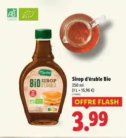 Lidl MIRABEL Sirop d’érable bio offre