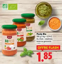Lidl Kania Bio Pesto offre