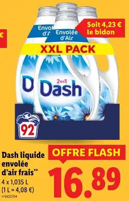 Lidl Dash Dash liquide envolée d’air frais offre