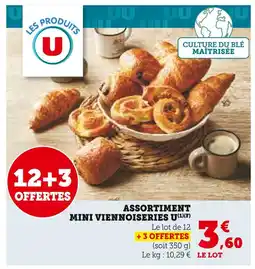 U Express U Assortiment mini viennoiseries offre