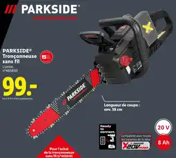 Lidl PARKSIDE PERFORMANCE Tronçonneuse sans fil offre