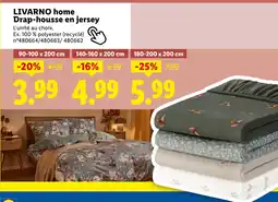 Lidl LIVARNO home Drap-housse en jersey offre
