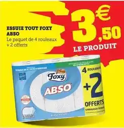 Super U Foxy - essuie tout abso offre