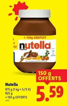 Lidl Nutella - 975g offre