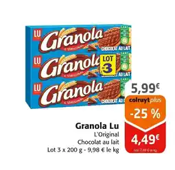 Colruyt LU Granola offre