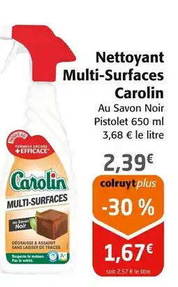 Colruyt CAROLIN Nettoyant Multi-Surfaces offre