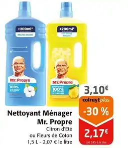 Colruyt MR PROPRE Nettoyant Ménager offre