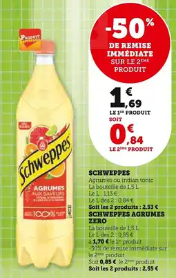 Super U Schweppes offre