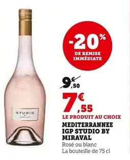 Super U Mediterrannee igp studio by miraval offre