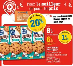 E.Leclerc P'TIT DÉLI Lot cookies offre