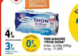 E.Leclerc PÊCHE OCÉAN Thon albacore offre