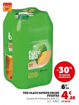 Super U The glace saveur peche fuzetea offre