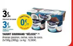 E.Leclerc DÉLISSE Yaourt gourmand offre