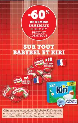 Bi1 Sur tout babybel et kiri offre