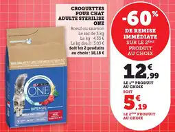Bi1 Croquettes pour chat adulte sterilise one offre