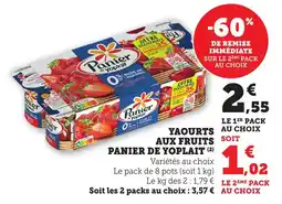 Bi1 Yaourts aux fruits panier de yoplait offre