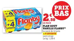 Bi1 Flan gout vanille flanby offre