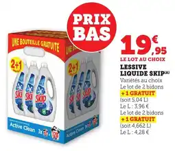 Bi1 Lessive liquide skip offre